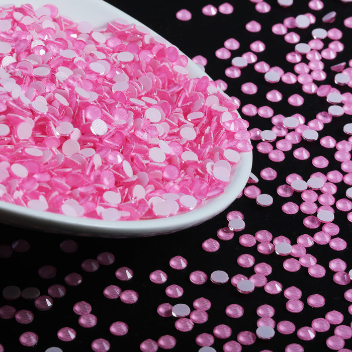 Beadsland Hotfix Rhinestones, Crystal Rhinestones for Crafts Clothes DIY Decoration-Neon Pink
