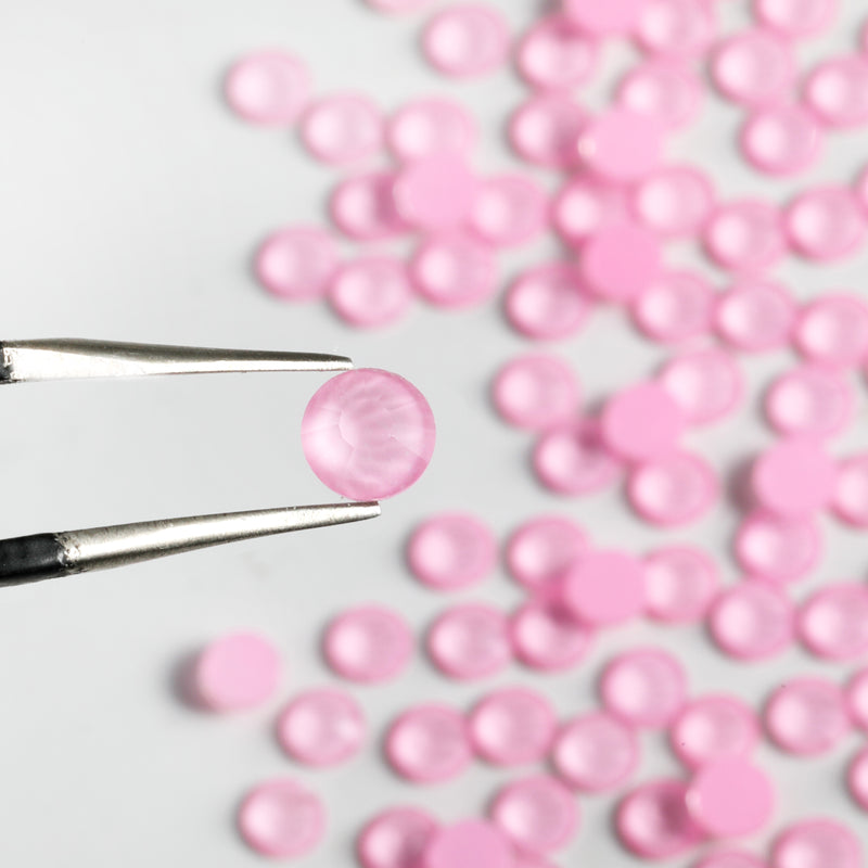 Beadsland Kristall-Strasssteine ​​mit flacher Rückseite, runde Edelsteine ​​für Nagelkunst und Bastelarbeiten, zum Kleben – Saphir