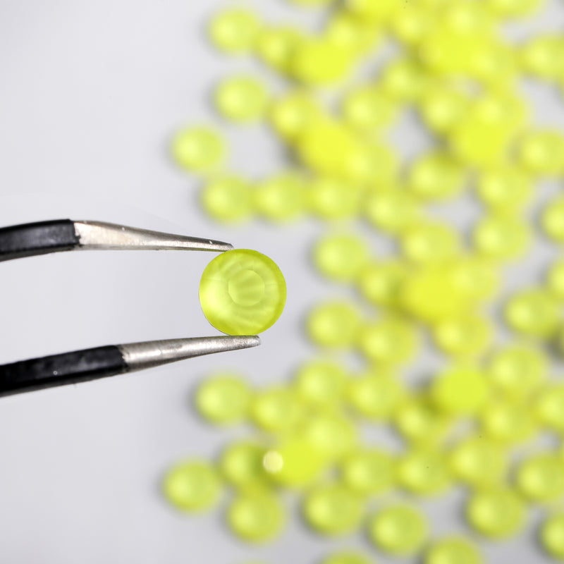 Beadsland Kristall-Strasssteine ​​mit flacher Rückseite, runde Edelsteine ​​für Nagelkunst und Bastelarbeiten, zum Kleben – Saphir