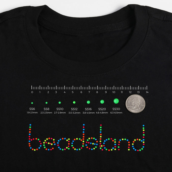 Beadsland Hotfix Rhinestones, Crystal Rhinestones for Crafts Clothes DIY Decoration-Neon Green