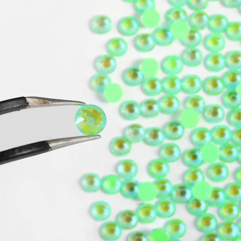 Beadsland Kristall-Strasssteine ​​mit flacher Rückseite, runde Edelsteine ​​für Nagelkunst und Bastelarbeiten, zum Kleben – Saphir