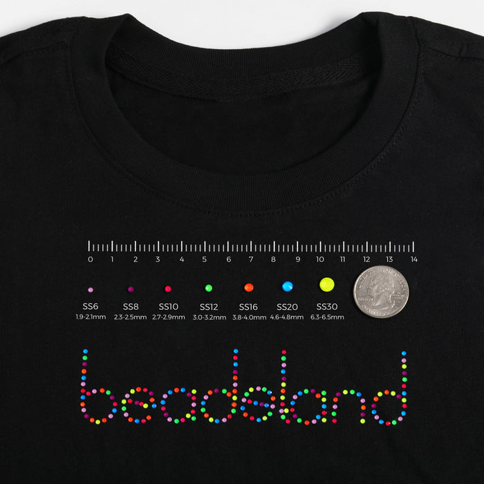 Beadsland Hotfix Rhinestones, Crystal Rhinestones for Crafts Clothes DIY Decoration-Neon Mix
