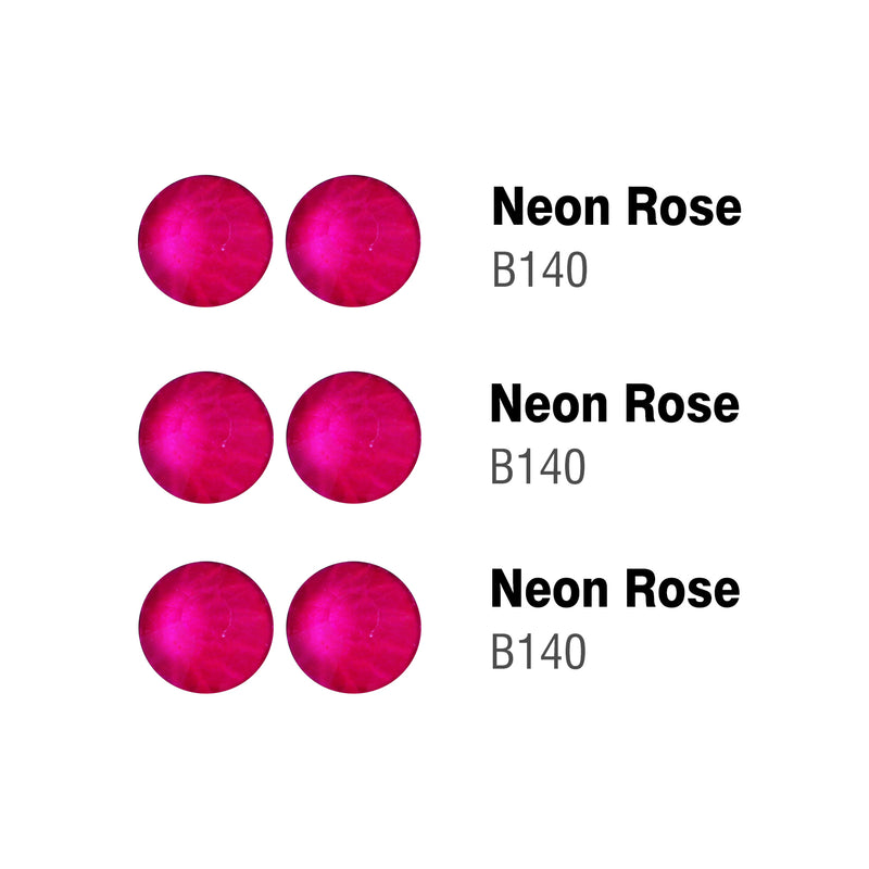 Beadsland Hotfix Rhinestones Bulk, Hot Fix Rhinestones for Crafts Clothes DIY Decoration, Neon Rose