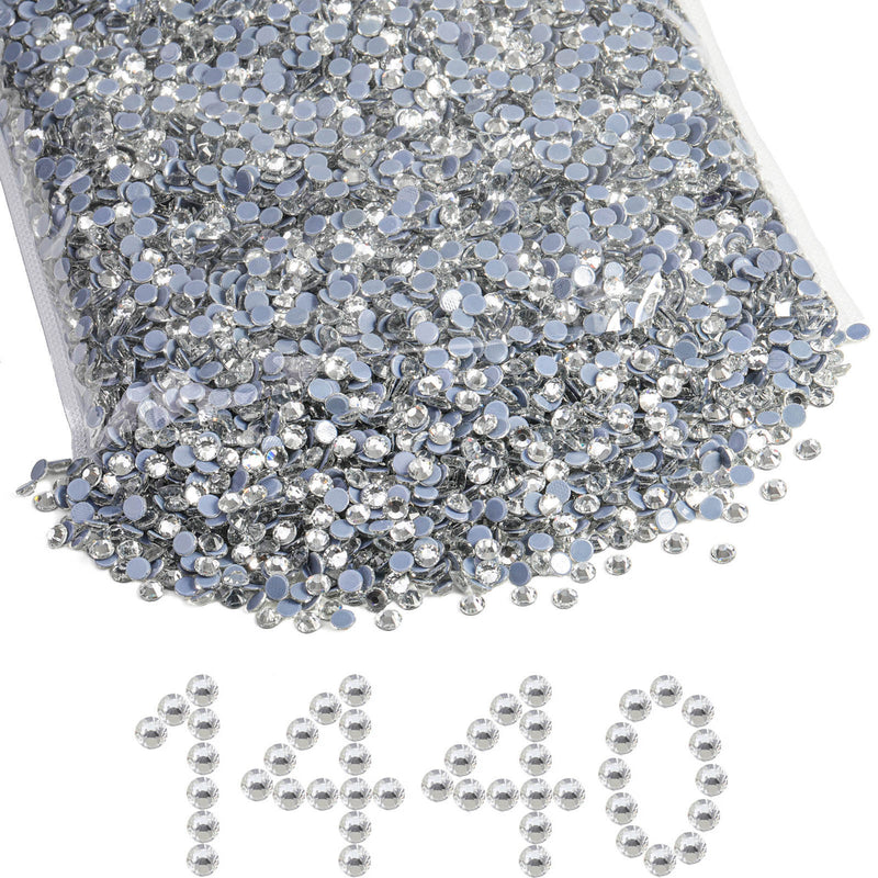 Beadsland Hotfix Rhinestones Bulk, Crystal