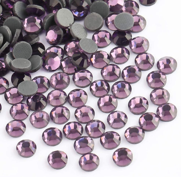 Beadsland Crystal Hotfix Rhinestone, Piedra cortada a máquina - Violeta