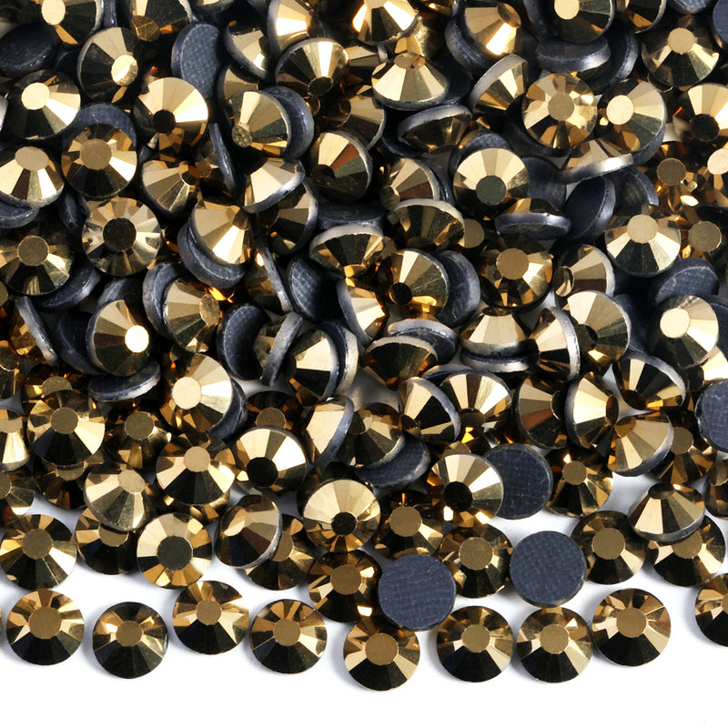 Hotfix Rhinestones Bulk for Crafts Clothes,Hotfix Crystals DIY Decoration, SS6-SS30 - Aurum