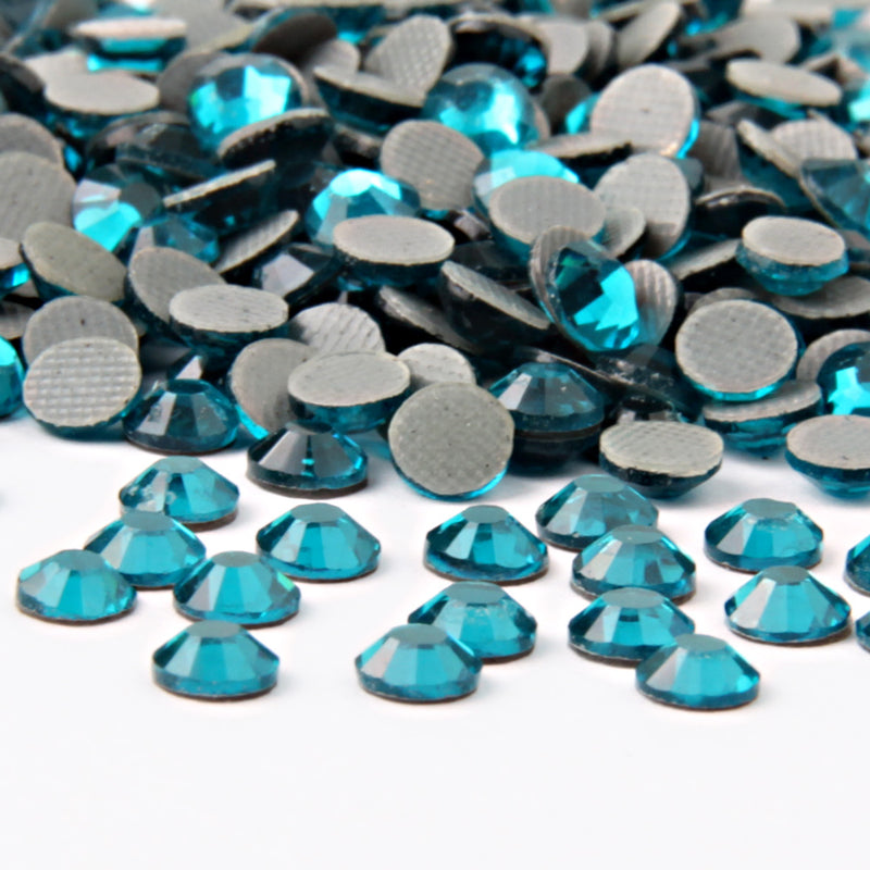 Beadsland Crystal Hotfix Rhinestone,Machine Cut Stone - Indicolite