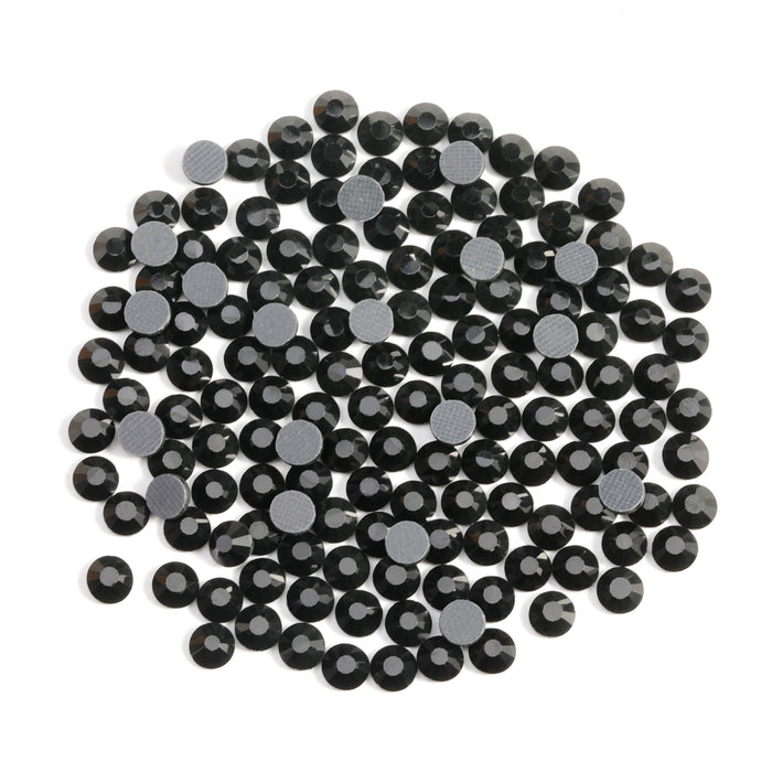 Hotfix Rhinestones Bulk for Crafts Clothes,Hotfix Crystals DIY Decoration, SS6-SS30 - Black