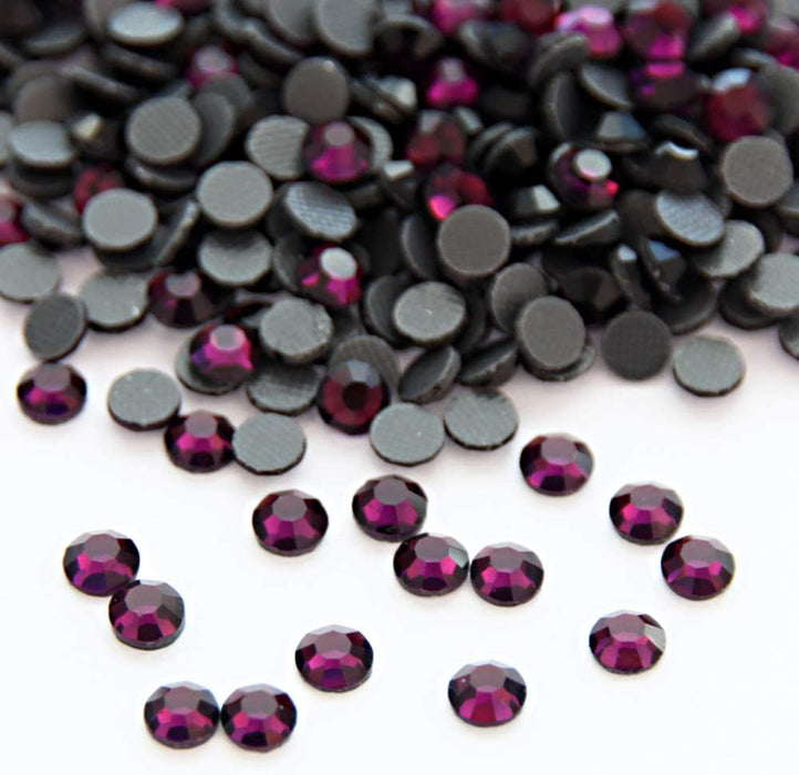 Beadsland Crystal Hotfix Rhinestone,Piedra cortada a máquina - Amatista