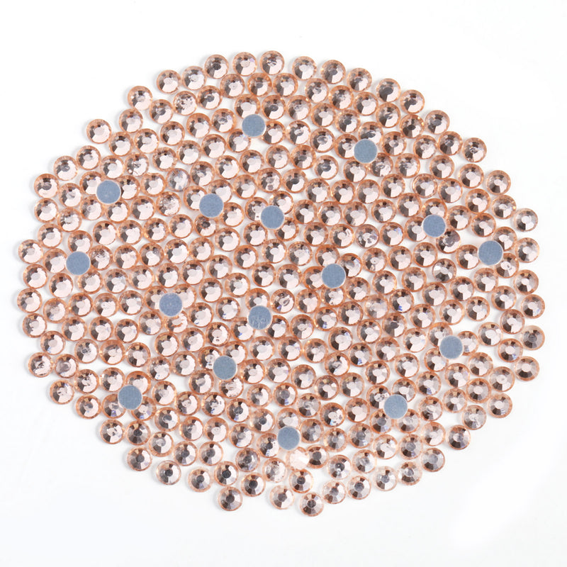 Hotfix Rhinestones Bulk for Crafts Clothes,Hotfix Crystals DIY Decoration, SS6-SS30 - Champagne