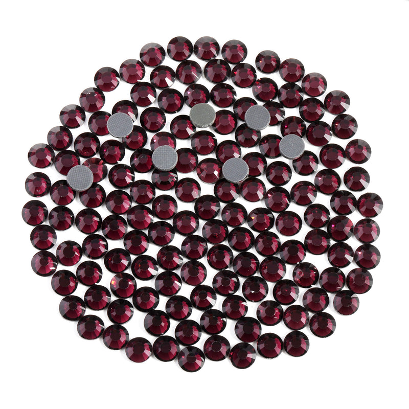 Hotfix Rhinestones Bulk for Crafts Clothes,Hotfix Crystals DIY Decoration, SS6-SS30 - Amethyst