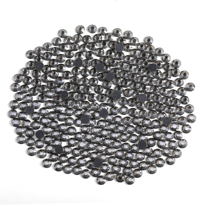 Hotfix Rhinestones Bulk for Crafts Clothes,Hotfix Crystals DIY Decoration, SS6-SS30 - Black Diamond