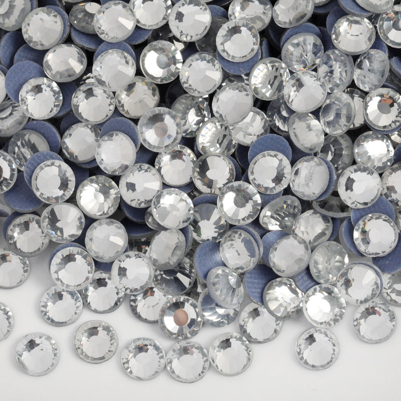 Hotfix Rhinestones Bulk for Crafts Clothes,Hotfix Crystals DIY Decoration, SS6-SS30 - Crystal