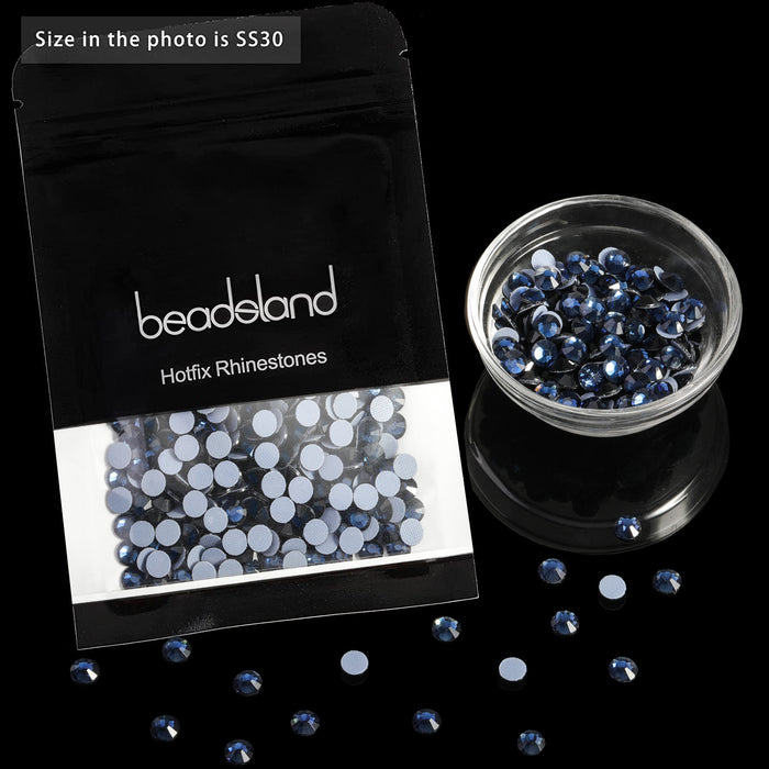 Beadsland Hotfix Rhinestones, Crystal Rhinestones for Crafts Clothes DIY Decoration- Montana