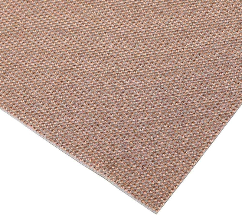 Beadsland Rhinestone Trim in Size 240X400mm,Hotfix Rhinestone Mesh Banding Bridal Beaded Applique in Sheet for Dresses with 2mm Rhinestones(Champagne)