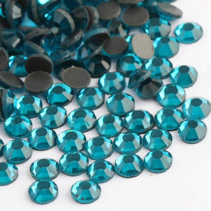 Beadsland Crystal Hotfix Rhinestone, Piedra cortada a máquina - Indicolite