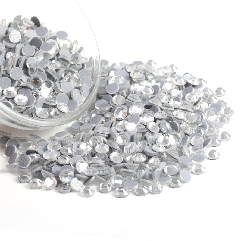 Hotfix Rhinestones Bulk for Crafts Clothes,Hotfix Crystals DIY Decoration, SS6-SS30 - Crystal