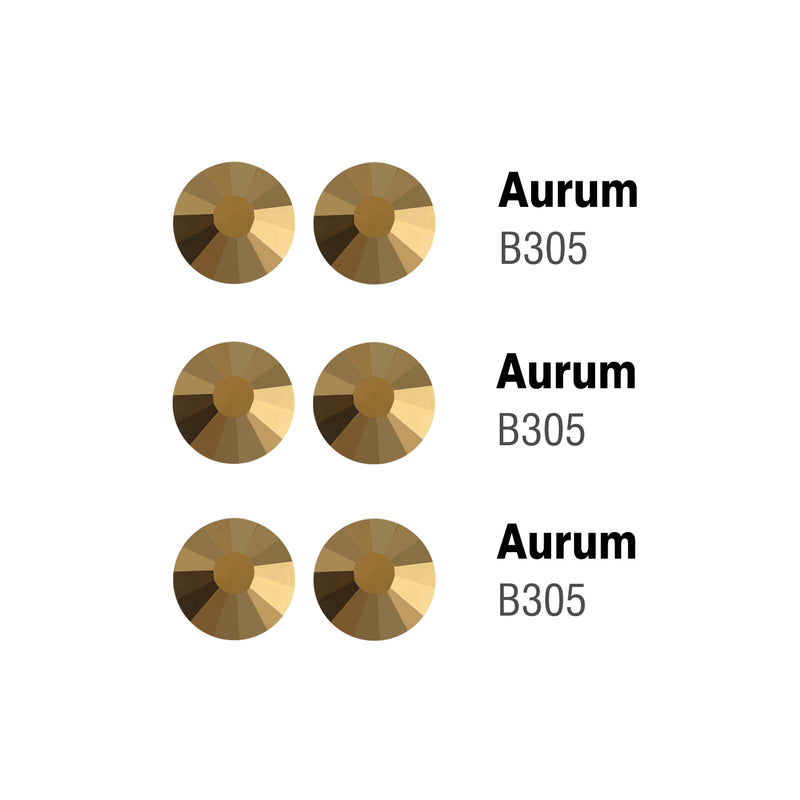 Beadsland Flatback Rhinestones Bulk, Rhinestones for Nails Crafts Clothes DIY Decoration, Aurum