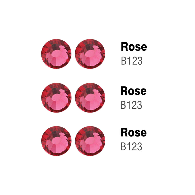 Beadsland Hotfix Rhinestones Bulk, Hot Fix Rhinestones for Crafts Clothes DIY Decoration, Rose