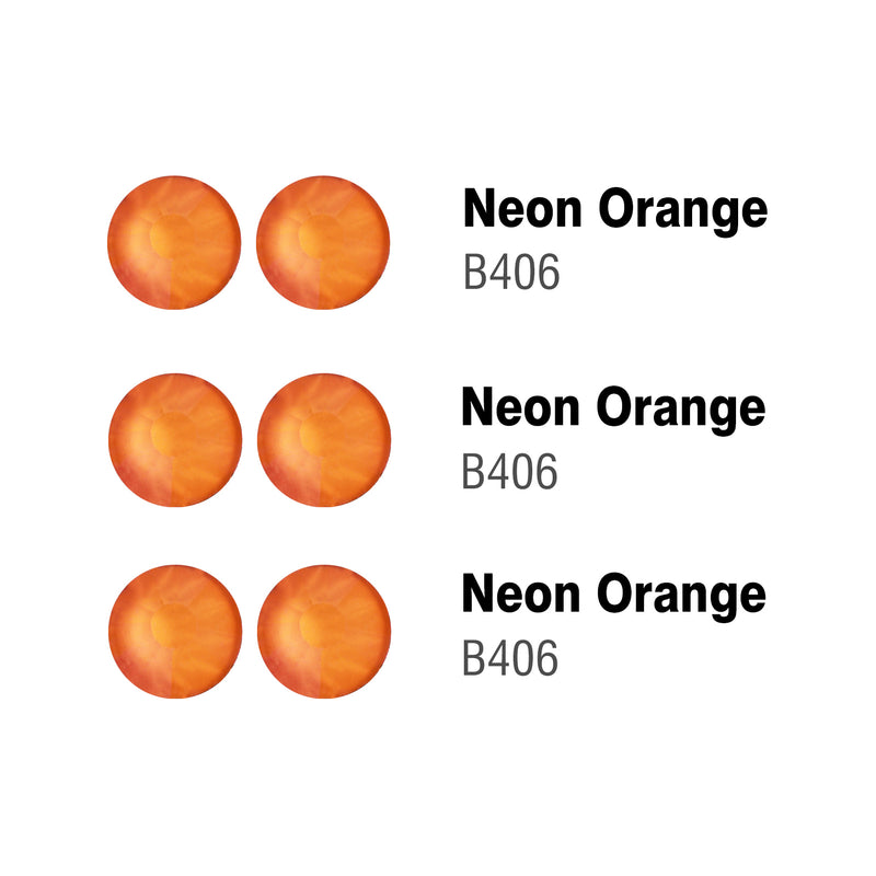 Beadsland Hotfix Rhinestones Bulk, Hot Fix Rhinestones for Crafts Clothes DIY Decoration, Neon Orange