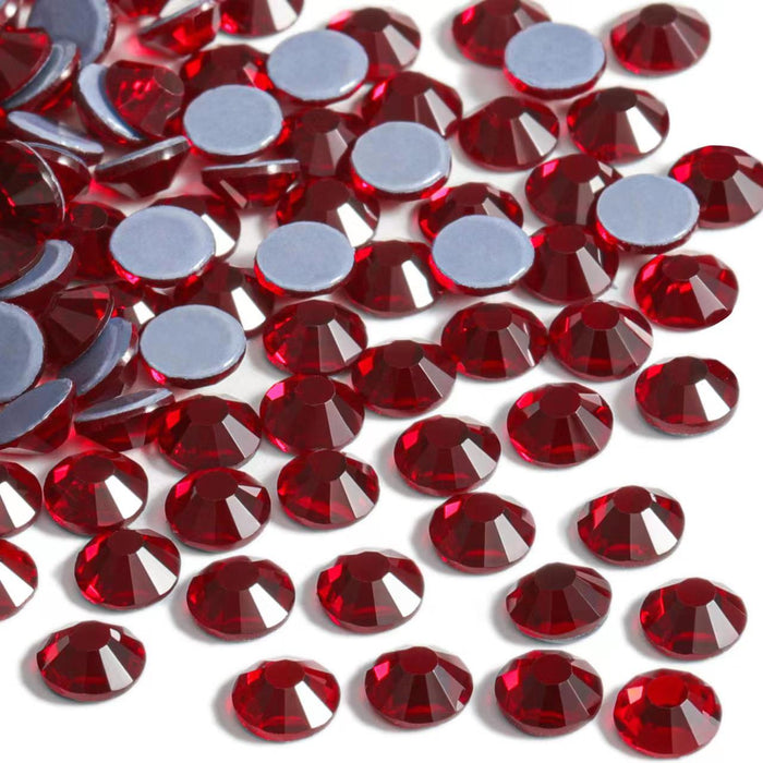 Beadsland Hotfix Rhinestones, Crystal Rhinestones para manualidades Ropa DIY Decoración-Dark Siam