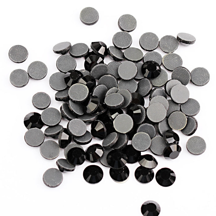 Beadsland Crystal Hotfix Rhinestone,Machine Cut Stone - Black