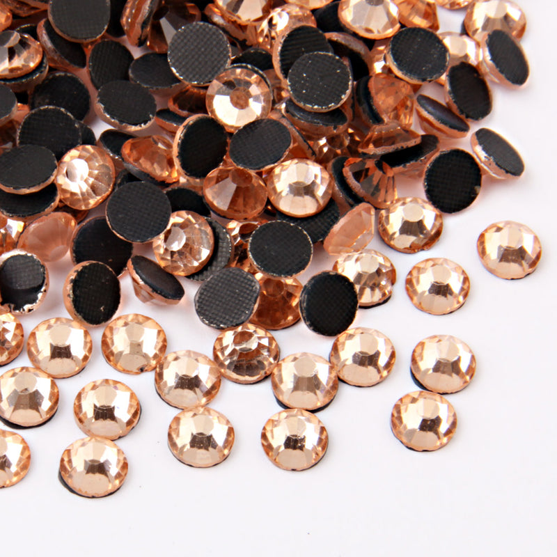 Beadsland Kristall-Hotfix-Strass, maschinengeschliffener Stein – Champagner