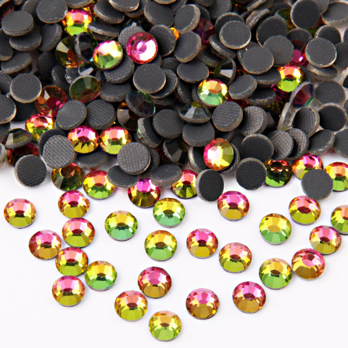 Beadsland Crystal Hotfix Rhinestone,Machine Cut Stone - Rainbow