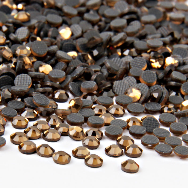 Beadsland Crystal Hotfix Rhinestone,Machine Cut Stone - Light Colorado Topaz