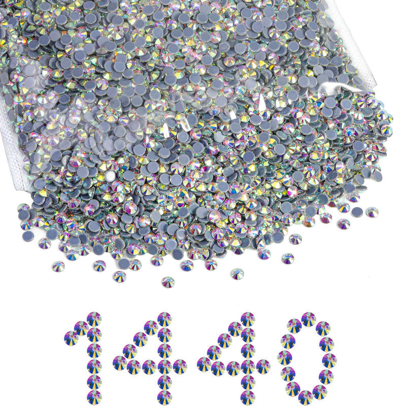 Beadsland Hotfix Rhinestones Bulk, Crystal AB