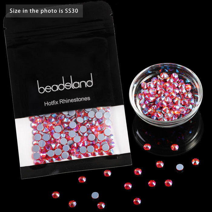 Beadsland Hotfix Rhinestones, Crystal Rhinestones for Crafts Clothes DIY Decoration-Hyacinth AB