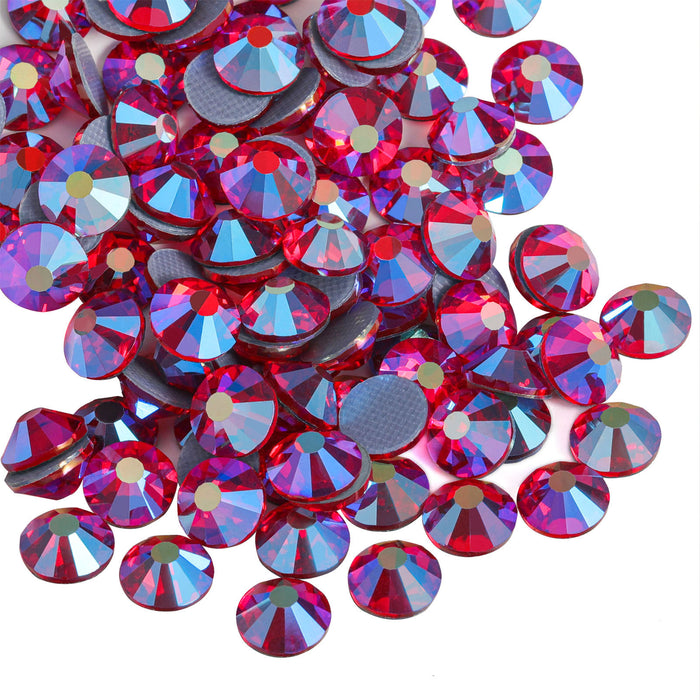 Beadsland Hotfix Rhinestones, Crystal Rhinestones for Crafts Clothes DIY Decoration-Light Siam AB