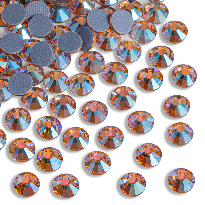 Diamantes de imitación Beadsland Hotfix, diamantes de imitación de cristal para manualidades, ropa, decoración DIY, champán AB