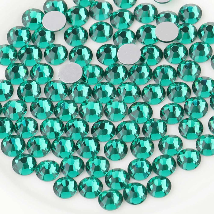  beadsland Flat Back Crystal Rhinestones Round Gems for