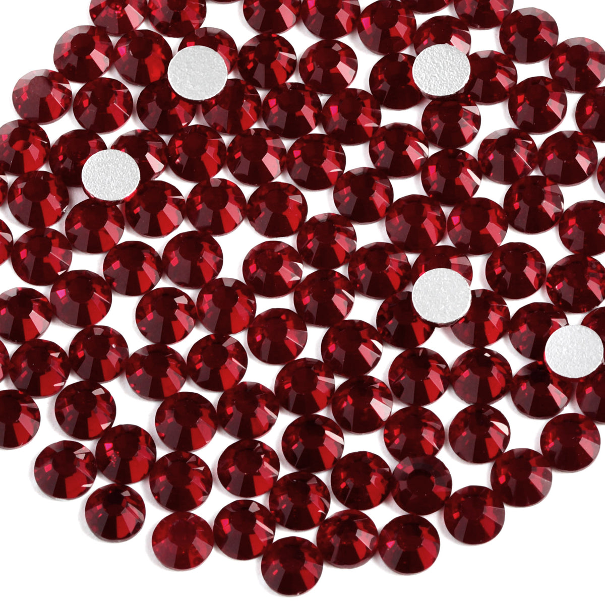 Beadsland Flat Back Crystal Rhinestones Round Gems For Nail Art And Cr