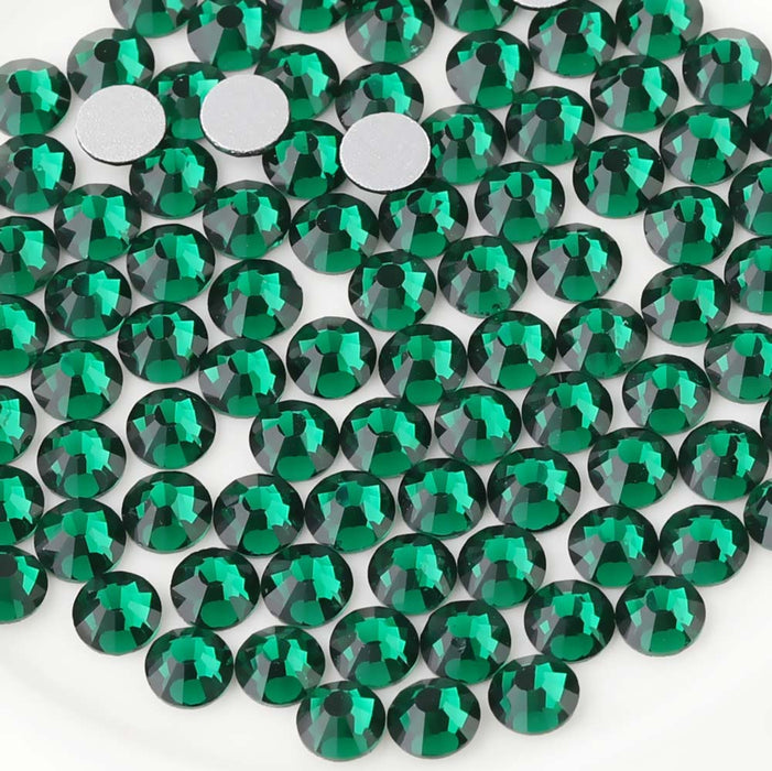 Beadsland Flat Back Crystal Rhinestones Round Gems For Nail Art And Cr