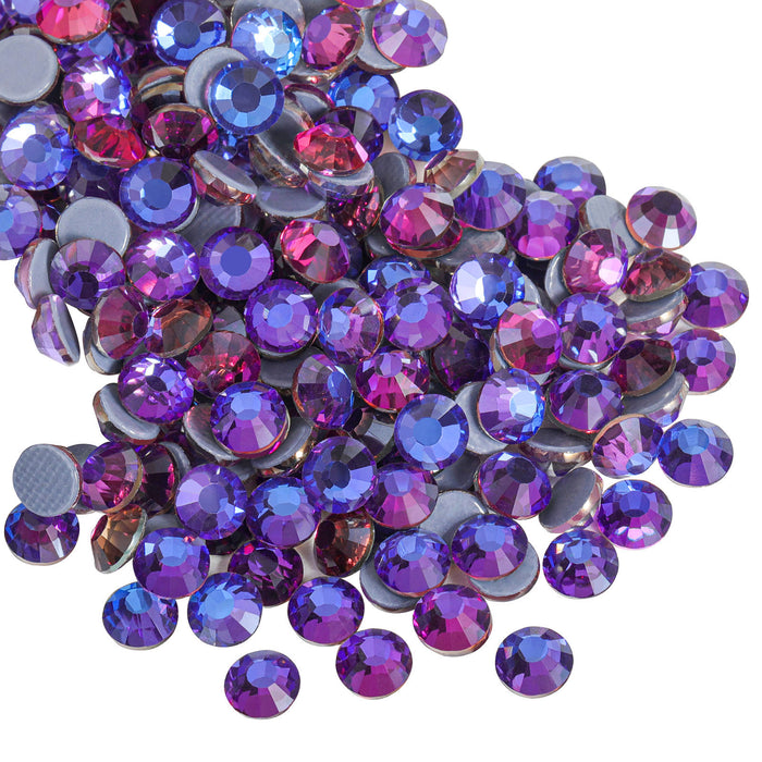 Beadsland Hotfix Rhinestones, Crystal Rhinestones for Crafts Clothes DIY Decoration- Purple Velvet