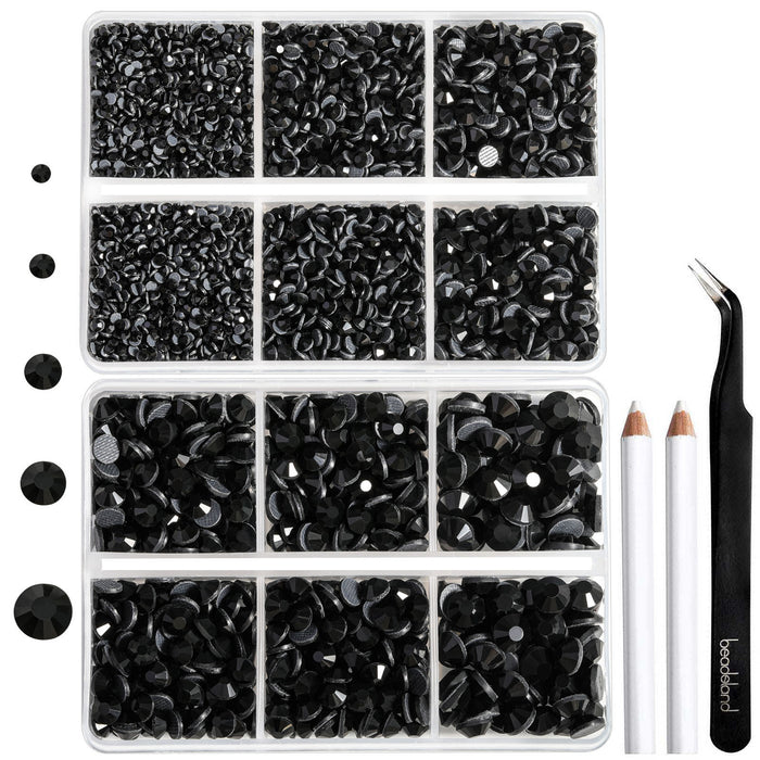 6736pcs Hotfix Rhinestones for Crafts Clothes Mixed 5 Sizes, Hotfix Cr —  Beadsland