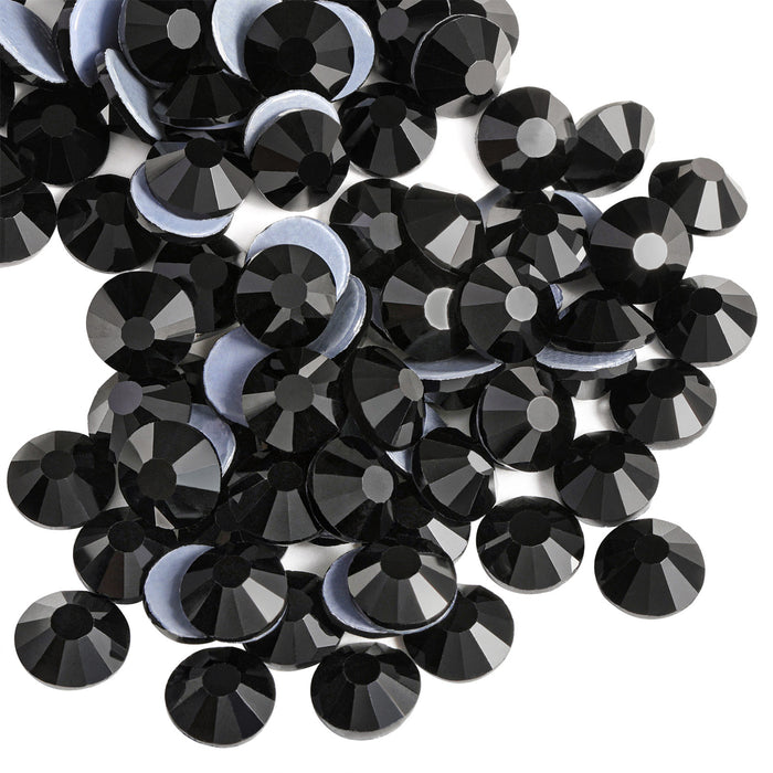 Beadsland Hotfix Rhinestones, diamantes de imitación de cristal para manualidades, ropa, decoración de bricolaje, color negro
