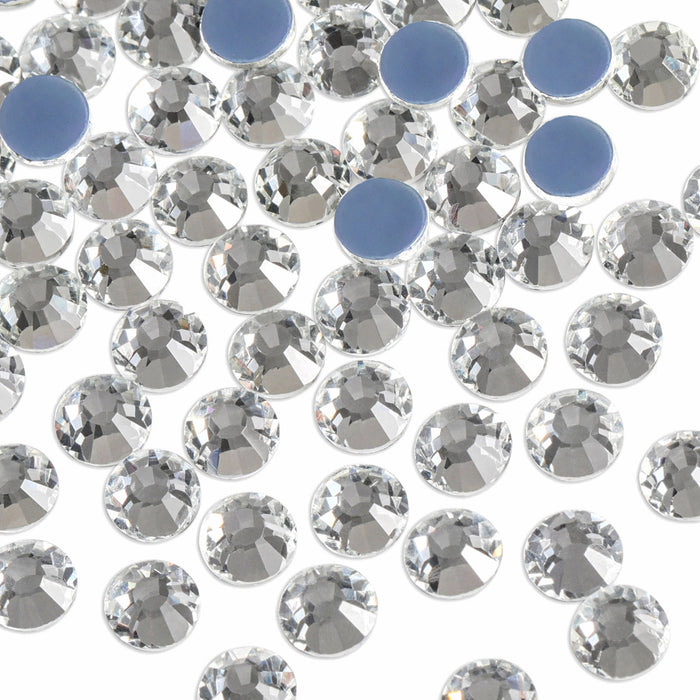 Beadsland Hotfix Rhinestones, Crystal Rhinestones para manualidades Ropa DIY Decoración-Crystal