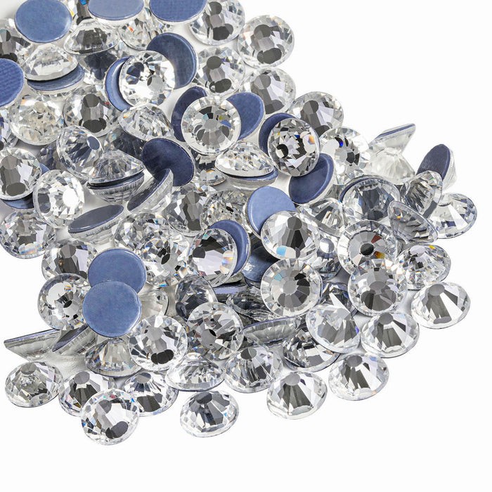 Beadsland Hotfix Rhinestones, Crystal Rhinestones para manualidades Ropa DIY Decoración-Crystal