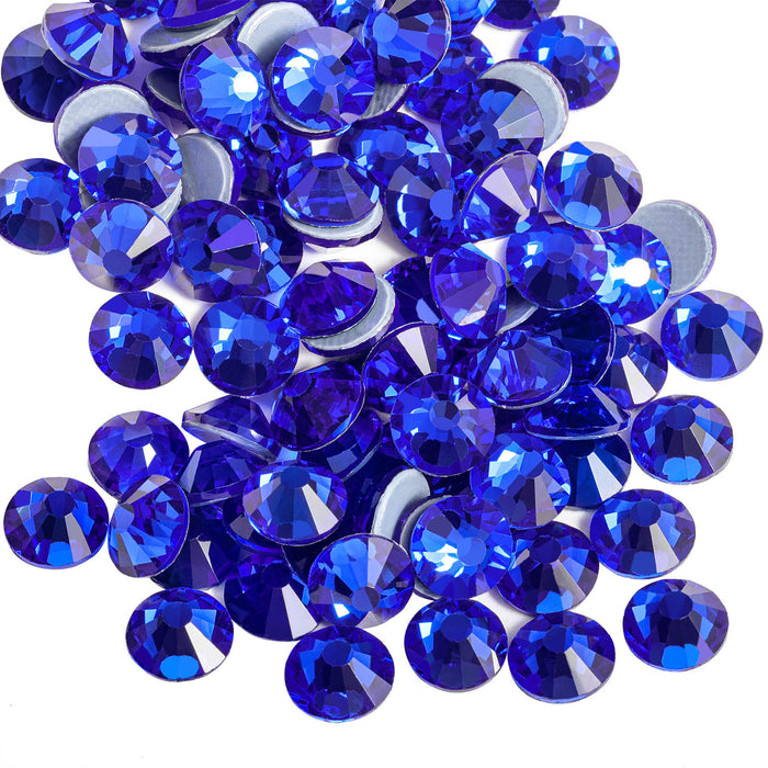 Beadsland Hotfix Rhinestones, diamantes de imitación de cristal para manualidades, ropa, decoración de bricolaje, zafiro