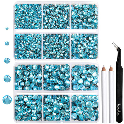 6736pcs Hotfix Rhinestones Flatback,Royal Blue Rhinestones for