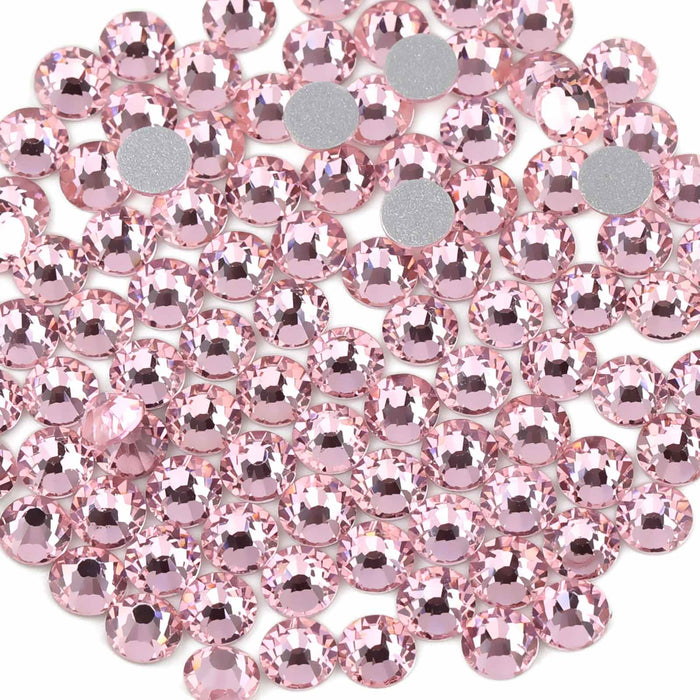  beadsland Flat Back Crystal Rhinestones Round Gems for